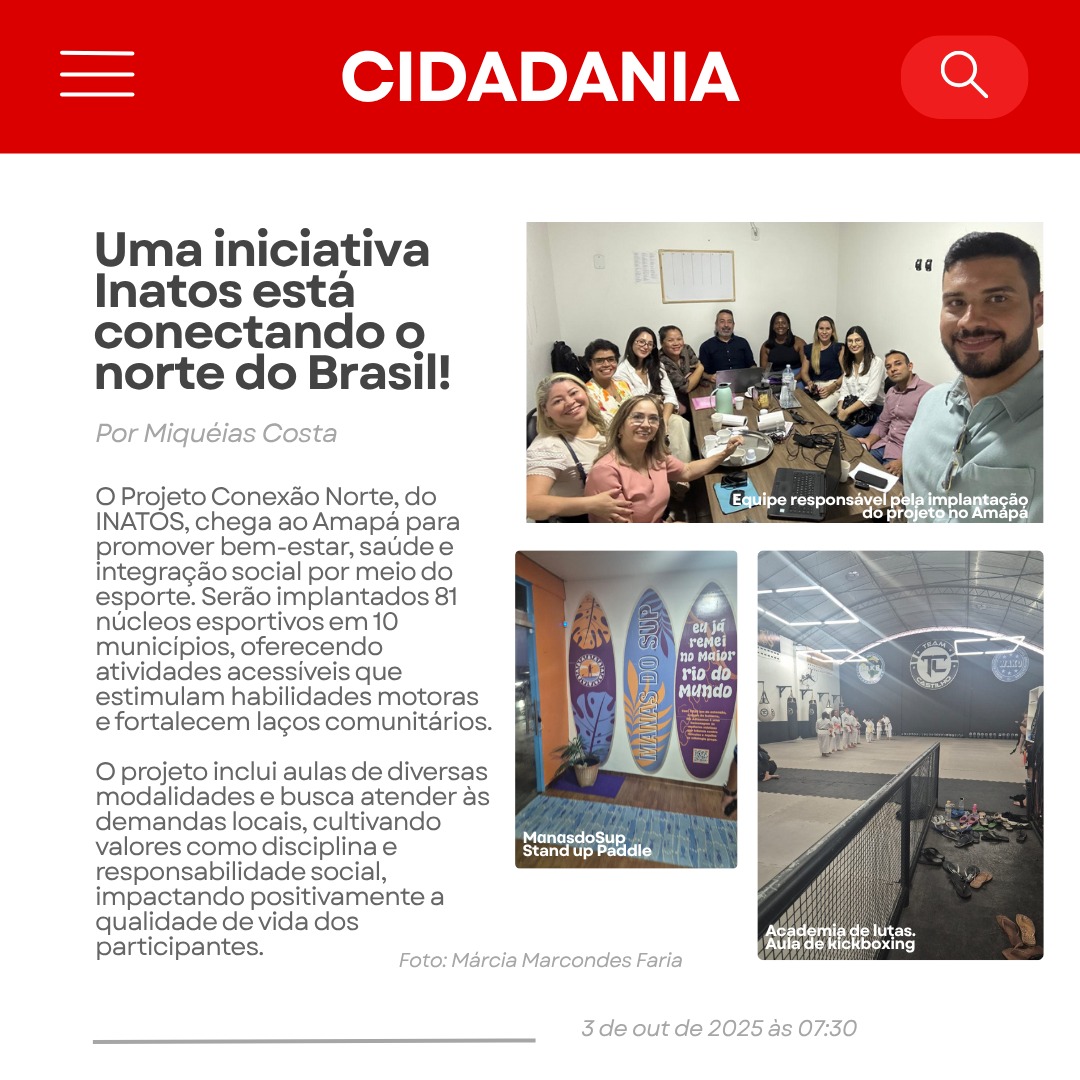 Uma iniciativa Inatos está conectando o norte do Brasil!